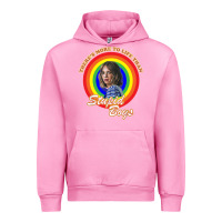 Fuchsia Pink Things There's Something Stranger Urban Hoodie - maiPhamDesign