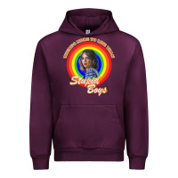 Mauve Wine Things There's Something Stranger Urban Hoodie - maiPhamDesign
