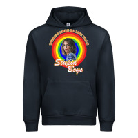 Navy Things There's Something Stranger Urban Hoodie - maiPhamDesign