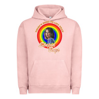 Pigment Salmon Things There's Something Stranger Urban Hoodie - maiPhamDesign