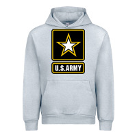 Heather Grey Army strong Classic Urban Hoodie - maiPhamDesign