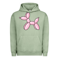 Pigment Oil Green balloon dog pink Urban Hoodie - maiPhamDesign