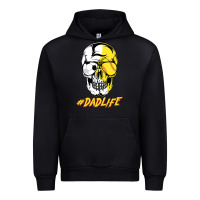 Black Dad life Sugar Skull for Soccer Softball Halloween Costume Urban Hoodie - maiPhamDesign