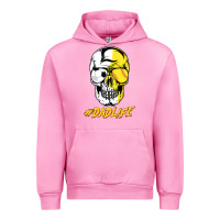 Fuchsia Pink Dad life Sugar Skull for Soccer Softball Halloween Costume Urban Hoodie - maiPhamDesign