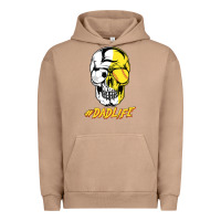 Pigment Burro Dad life Sugar Skull for Soccer Softball Halloween Costume Urban Hoodie - maiPhamDesign
