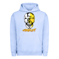 Pigment Grape Ice Dad life Sugar Skull for Soccer Softball Halloween Costume Urban Hoodie - maiPhamDesign