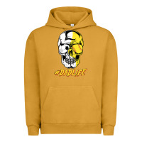 Pigment Peanut Butter Dad life Sugar Skull for Soccer Softball Halloween Costume Urban Hoodie - maiPhamDesign