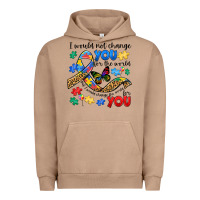 Pigment Burro i would not change you autism Urban Hoodie - JahusDesignShop
