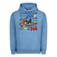 Pigment Pebble Blue i would not change you autism Urban Hoodie - JahusDesignShop