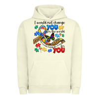 Pigment Pistachio i would not change you autism Urban Hoodie - JahusDesignShop