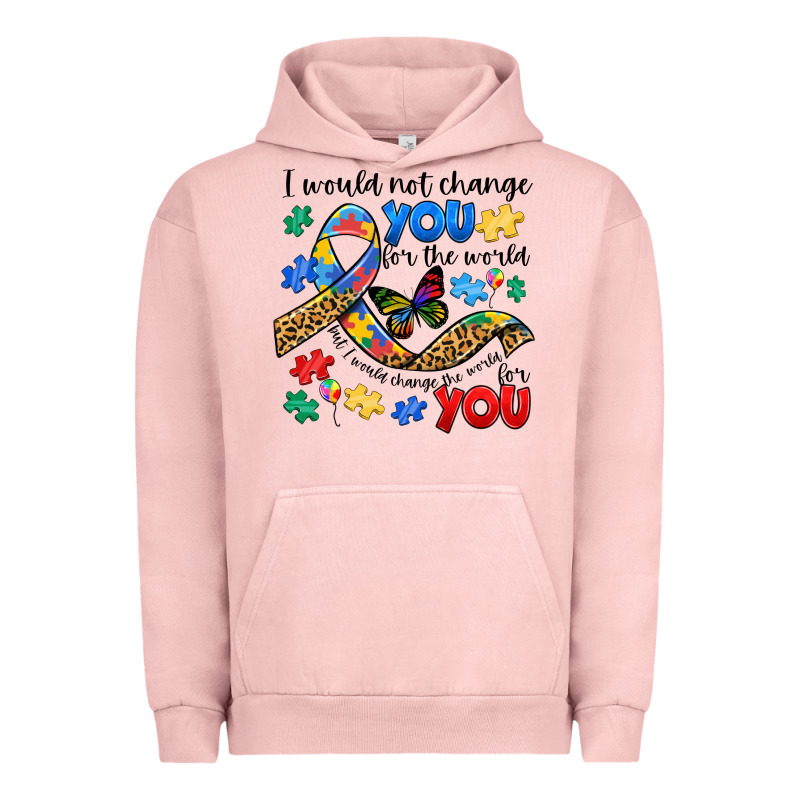 I Would Not Change You Autism Urban Hoodie by JahusDesignShop | Teevron