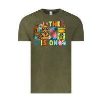 Vintage Olive The hunt is on Easter Day Vintage Tee - CowGirlArtShop