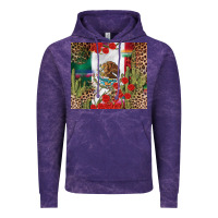 Cloud Purple Mexico flag Vintage Hoodie - FaDigitalArtStudio