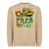 Mushroom papa cito with sunflowers and sombrero Heavyweight Sweatshirt - Artiststas