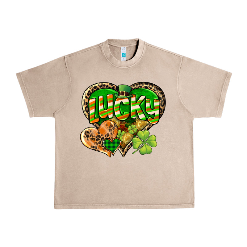 Lucky Heart St. Patrick's Day Urban Heavy Tee by CowGirlArtShop | Teevron