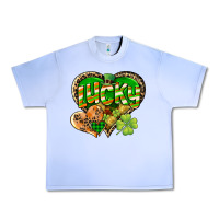 Grape Ice Lucky heart St. Patrick's Day Urban Heavy Tee - CowGirlArtShop