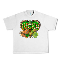 Lunar Rock Lucky heart St. Patrick's Day Urban Heavy Tee - CowGirlArtShop