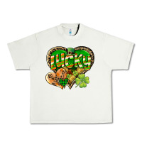 Pistachio Lucky heart St. Patrick's Day Urban Heavy Tee - CowGirlArtShop