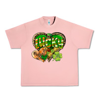 Salmon Lucky heart St. Patrick's Day Urban Heavy Tee - CowGirlArtShop