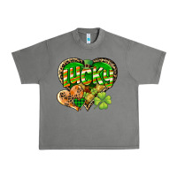 Tornado Lucky heart St. Patrick's Day Urban Heavy Tee - CowGirlArtShop
