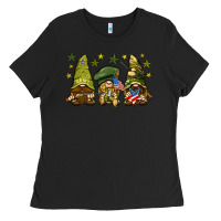 Black Army Gnomes 4th of july Ladies Tee - HowdyJamesFarm