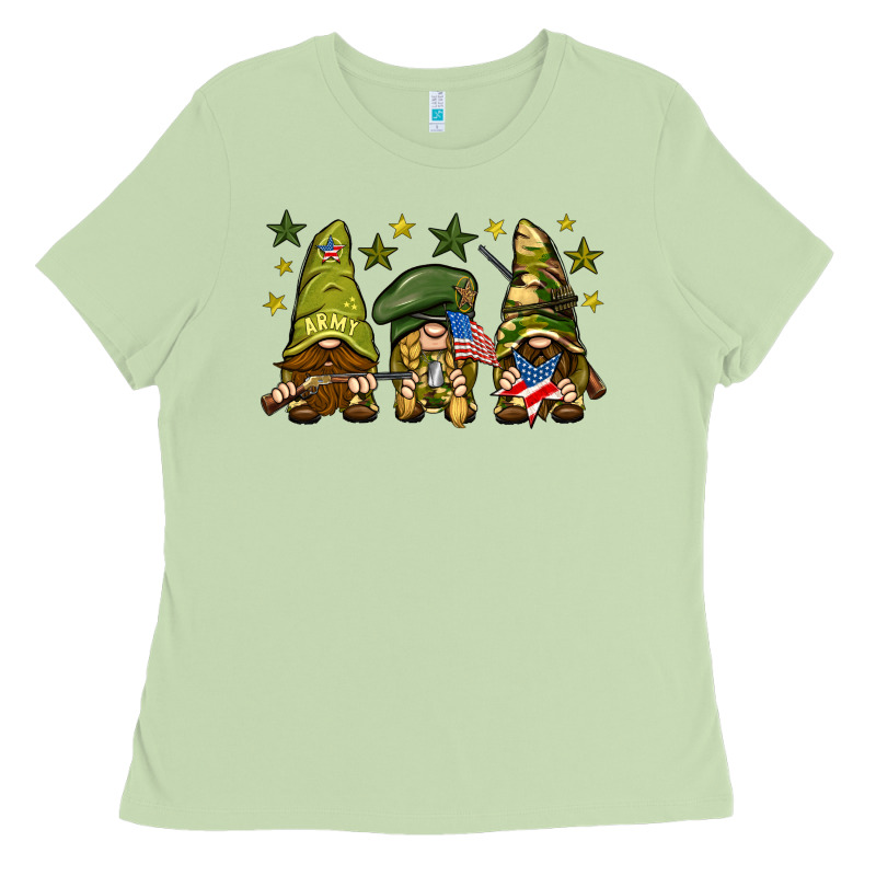 Army Gnomes 4th Of July Ladies Tee by HowdyJamesFarm | Teevron