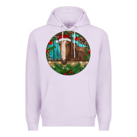 Lilac Brown Horse Christmas Premium Hoodie - RanaPortraitStore