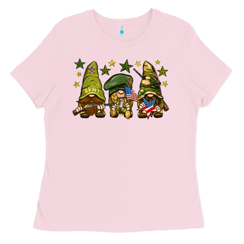 Army Gnomes 4th Of July Ladies Tee by HowdyJamesFarm | Teevron