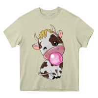 Mossy cute cow Heavy Core Tee - texasbilliewilder