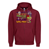 Burgundy coffee brings me back dead Zipper Hoodie - BarkalooDesign
