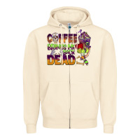 Sandshell coffee brings me back dead Zipper Hoodie - BarkalooDesign
