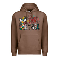 Chestnut happy easter y all Premium Hoodie - CowhideDigitalArt