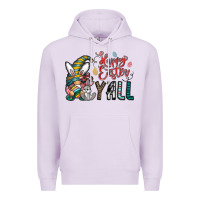 Lilac happy easter y all Premium Hoodie - CowhideDigitalArt