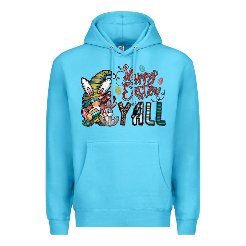 Happy Easter Y All Premium Hoodie by CowhideDigitalArt | Teevron