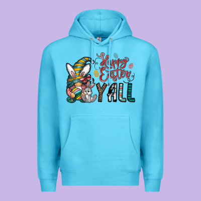 Happy Easter Y All Premium Hoodie Designed By Cowhidedigitalart
