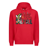 Red happy easter y all Premium Hoodie - CowhideDigitalArt