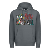 Rock happy easter y all Premium Hoodie - CowhideDigitalArt