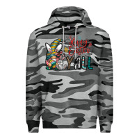 Slate Camo happy easter y all Premium Hoodie - CowhideDigitalArt