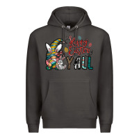 Smoke happy easter y all Premium Hoodie - CowhideDigitalArt
