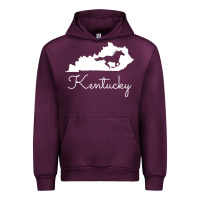 Mauve Wine Kentucky Horse Map State , best gift, costume, halloween, xmas, christ Urban Hoodie - maiPhamDesign