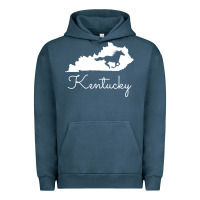 Pigment Midnight Navy Kentucky Horse Map State , best gift, costume, halloween, xmas, christ Urban Hoodie - maiPhamDesign