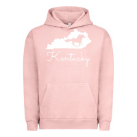 Pigment Salmon Kentucky Horse Map State , best gift, costume, halloween, xmas, christ Urban Hoodie - maiPhamDesign
