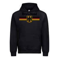 Black DEUTSCHLAND Germany Flag Coat of Arms Eagle Banner Vintage , best gift Urban Hoodie - maiPhamDesign