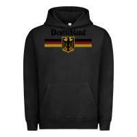 Pigment Black DEUTSCHLAND Germany Flag Coat of Arms Eagle Banner Vintage , best gift Urban Hoodie - maiPhamDesign
