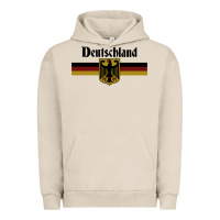 Pigment French Oak DEUTSCHLAND Germany Flag Coat of Arms Eagle Banner Vintage , best gift Urban Hoodie - maiPhamDesign