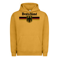 Pigment Peanut Butter DEUTSCHLAND Germany Flag Coat of Arms Eagle Banner Vintage , best gift Urban Hoodie - maiPhamDesign