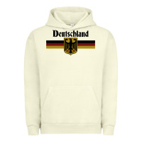 Pigment Pistachio DEUTSCHLAND Germany Flag Coat of Arms Eagle Banner Vintage , best gift Urban Hoodie - maiPhamDesign