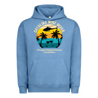 Pigment Pebble Blue Catalina mixer wine , best gift, costume, halloween, xmas, christmas,  Urban Hoodie - maiPhamDesign