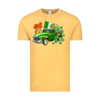 Vintage Mustard Western St. Patrick's Day truck Vintage Tee - CowGirlArtShop