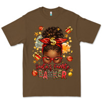 Cacao santa favorite banker afro messy bun Premium Tee - texasbilliewilder
